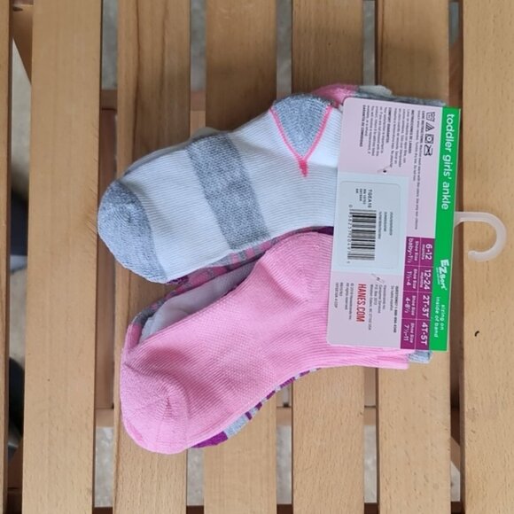 Hanes Kids girls Ankle Socks 10-pack - Picture 3 of 5